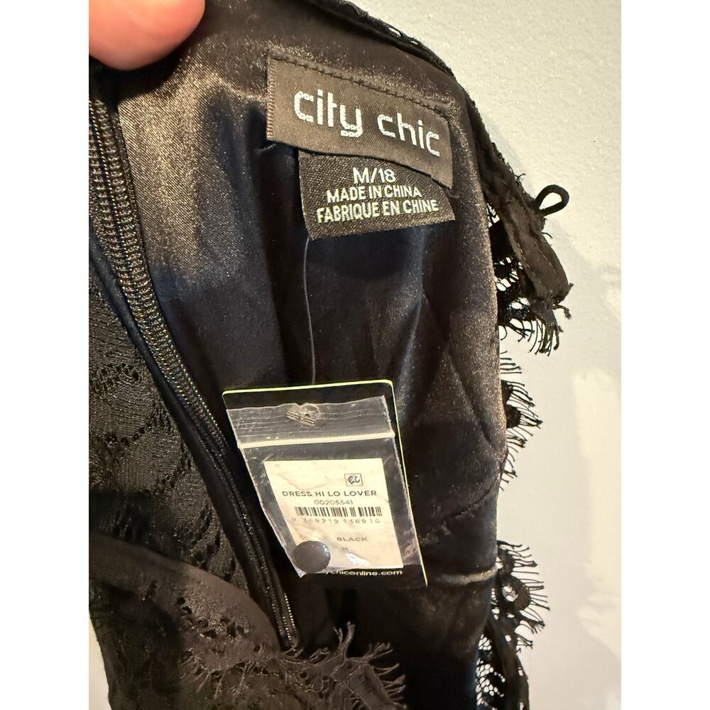 City Chic Hi Lo Lover Lace Dress - Picture 2 of 4